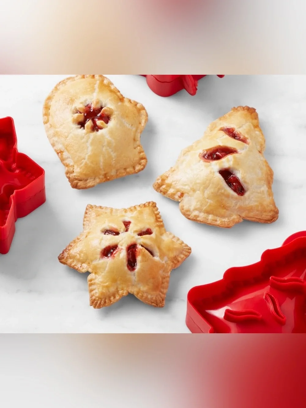 Williams Sonoma Holiday Hand Pie Molds, Set of 3, William Sonoma Mini Pie Molds